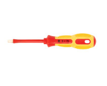 Insulated slotted screwdriver 5x75 (total 180mm) intrinsically safe alloy BeCu 6101-1010, HORTZ
