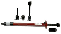 A set of tools in a portable bag (Universal Dynamic Sledgehammer 760 mm + a set of gouges 3 pcs. + weighting device)