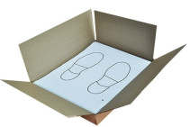 ACG double-layer paper mats "Footprints" (paper on the floor), 500 pcs 1022337