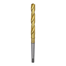 Сверло 2041 Эксперт Ø 9 мм КОНИЧ Конус Морзе 1 M2 TIN (6542)/118° DIN 345 Пласт бокc 1/10