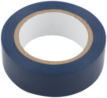 Изолента ПВХ самозатухающая 19 мм х 0,13 мм х 10 м (синяя)