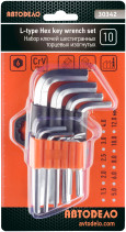 Набор Г-обр. шестигр. 10ч (1.5-12мм; CR-V) (АвтоDело) 30342