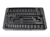 Socket set holder 4045CR, PVC KING TONY 84454512B