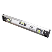 Уровень строительный, магнитный, 40см, 3 глазка, зеркальный, профиль 60х22мм, точность 0,5мм/м, ЧЕГЛОК