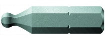 842/1 Z Hex бита под внутренний шестигранник, с шаром, вязкая твёрдость, хвостовик 1/4" C 6.3, 2.5 x 25 мм