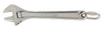 80 series adjustable wrench with metal mounting ring, length 255/grip 30 mm