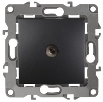 12-3101-05 ЭРА Розетка TV одиночная, IP20, Эра12, антрацит
