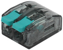 ERA terminal NO-224-46 compact series 412 with lever 2 holes 0.5-4 mm2 packing 100 pcs