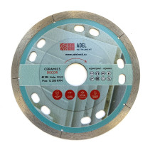 Диск алмазный супертонкий по керамике Ceramics Decor Ø125*1,1*22,23 Adel Instrument