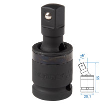 Кардан ударный 1/2", шаровый, с шариковым фиксатором KING TONY 4797P