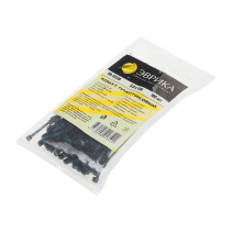 Хомут пластиковый ER-13120 черный 3.0x120мм универсальный (100шт) ЭВРИКА /1/600