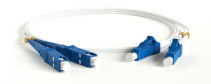 FC-D2-9A1-LC/UR-SC/UR-H-1M-LSZH-WH Patch cord fiber optic (cord) SM 9/125 (G.657), LC/UPC-SC/UPC, 2.0 mm, duplex, LSZH, 1m