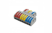 RIPO T-shaped construction and installation terminals for connecting 3-line phase conductors (pack of 10 pcs.)
