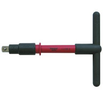 T-shaped ratchet wrench VDE 3/8"