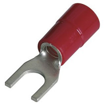 Compression cable tip with plug, insulated (HVI) 10 M6 (pack.100 pcs)