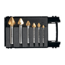 Set of countersinks in a case 6.3-20.0 mm 60° HSS/TiN 6 pieces
