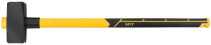 Forged sledgehammer, fiberglass reverse reinforced handle 900 mm, 8 kg