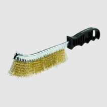 Кордщётка ручная (1 ряд щетины, омеднённая сталь, 0.3 мм) BERGER BG1748