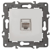 Розетка ЭРА Elegance 14-3107-01 информационная RJ45 IP20 белый