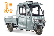 Cargo electric tricycle Rutrike CARGO Cabin heating 1500 60V1000W, grey