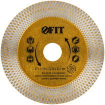 Diamond cutting/ grinding disc (dry and wet cutting) 125x1.8x10/20x22.2 mm