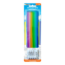 Candles for the multi-color PATERRA cake, 10 pcs. per pack