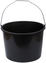 Plastic construction bucket for mixing 20 l mortar