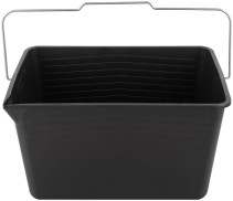 Paint bucket, metal handle 12 L black