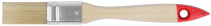 Optima flute brush, natural light bristles, wooden handle 3/4" (19 mm)