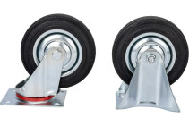 Set of wheels d 160 (2 swivel, 2 non-rotating)
