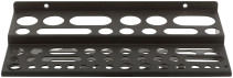 Plastic tool shelf "mini" black, 48 holes, 300x150 mm