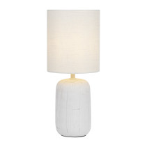 Rivoli Ramona 7041-501 Table Lamp 1 * E14 40W ceramic white with lampshade