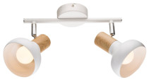 Rivoli Lorena 7052-702 spot wall and ceiling lamp 2 x E14 40 W rotary