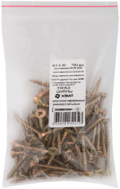 Шурупы желтопассированные, универсальные 4,5 х 35 (фасовка 100 шт)