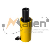 Hydraulic jack with hollow rod DP100-75P (spring return, g/n 100t, pick-up 276mm) MALIEN