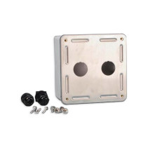 SBB-IE-2-SL Wall mounting box for 2 industrial modules, IP67, stainless steel