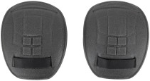 Knee pads are protective, foamed polyethylene