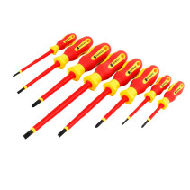 Set of dielectric screwdrivers NORGAU Industrial NSB171-080, 8 pieces