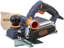 MAX-PRO Electric plane 900 W; 16000 rpm; 82 mm; cut 0-3 mm; groove 0-16 mm; 3.2 kg; protection heel; rubber inserts; dust collector; additional