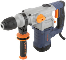 MAX-PRO Disassembly hammer 1200 W; 880 rpm; 4.5 J; 3 modes; D/W/M-40/28/13; 4.95 kg; SDS-PLUS; anti-vibration handle; rubber inserts; re