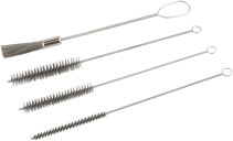 A set of brushes for cleaning bushings and seats of fuel injectors 4pr (Avtodor) 41048
