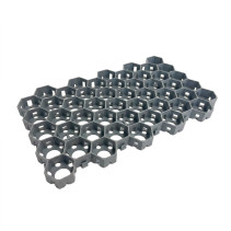 Lawn grate for garden paths and parking set of 6 pieces color grey