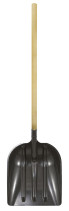 Лопата снеговая пластиковая с черенком 460x400 мм (В х Ш ковша), 1500 мм - длина с черенком