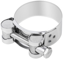 Хомут обжимной силовой шарнирный, нерж.сталь 40-43 мм