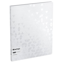 Folder with 20 Berlingo "DoubleWhite" inserts, 17 mm, 1000 microns, white, with inner pocket