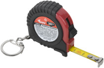 Tape measure keychain, rubberized case 2 m x 8 mm