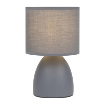 Rivoli Nadine 7042-501 Table Lamp 1 * E14 40W ceramic grey with lampshade