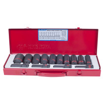 1/2" Deep Impact Socket Set, Hexagon, 3/8"-1&1/4", 15 pieces KING TONY 4416SP