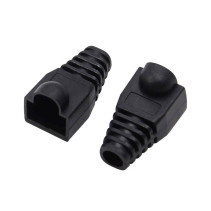 Изолирующий колпачок Ripo для разъемов RJ-45, чёрный, диаметр 6,1 мм (по 10 шт.)