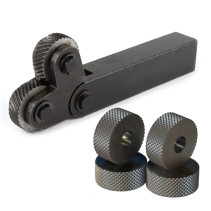 Roller knurled F 25, width 8 mm, pitch 1.5 mm, village 8 mm (25x8x8) left